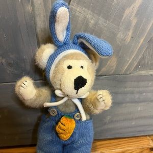 Super Adorable Vintage Teddy Bear in A Bunny Outfit by HugFun Intl Inc